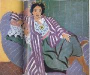 Small Odalisque in a Violet Dress (mk35) Henri Matisse